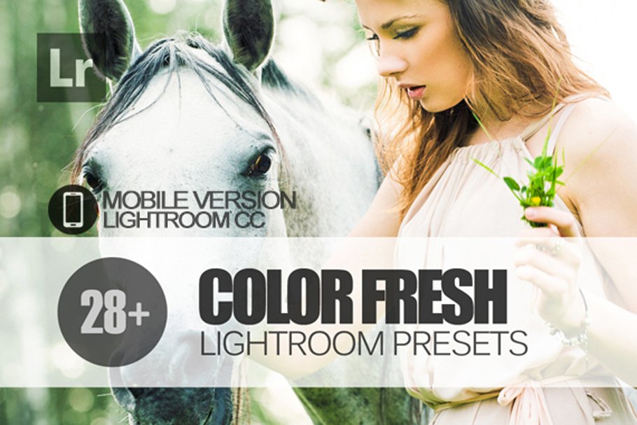 Color Fresh Lightroom Mobile Presetscover image.