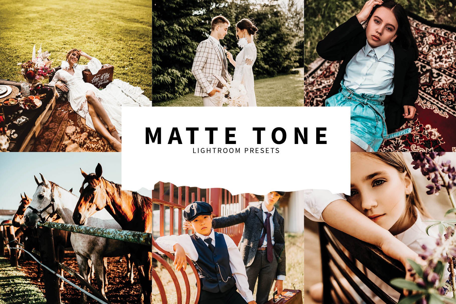 10 Matte Tone Lightroom Presetscover image.