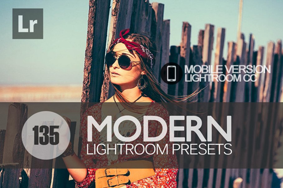 Modern Lightroom Mobile Presetscover image.