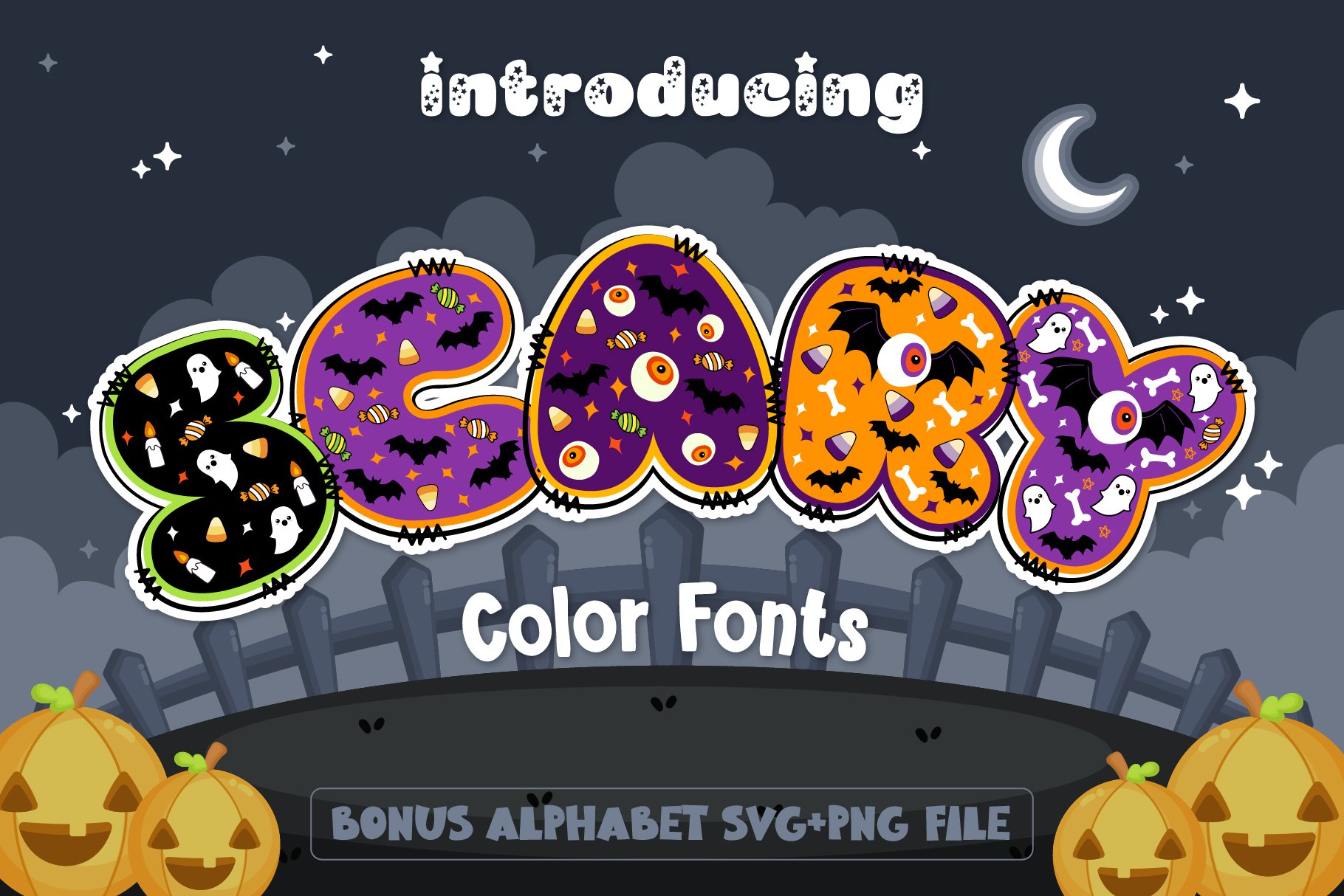 Scary Color Fonts cover image.