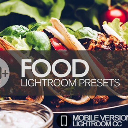 Food Lightroom Mobile Presetscover image.