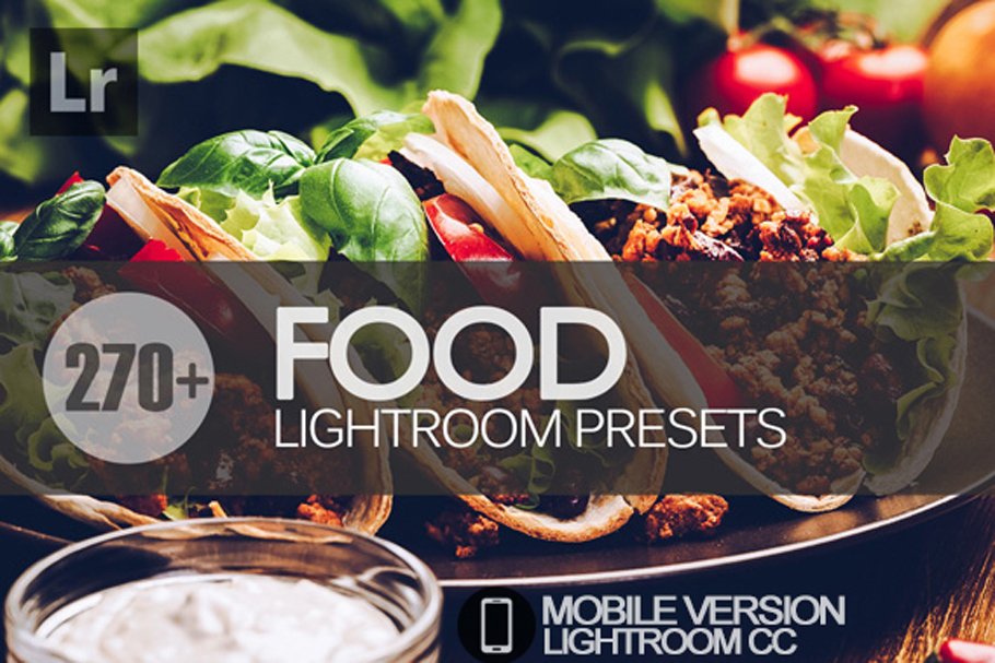 Food Lightroom Mobile Presetscover image.