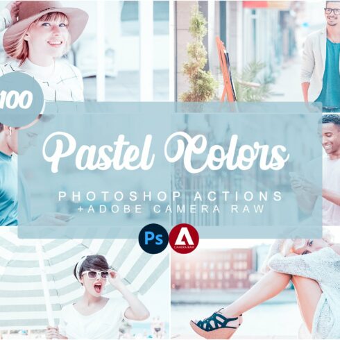 Pastel Colors Photoshop Actionscover image.