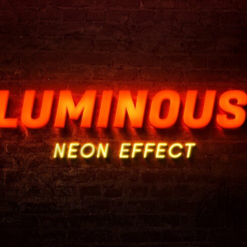 Luminous Neon Text Effectcover image.