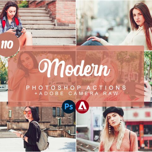 Modern Photoshop Actionscover image.