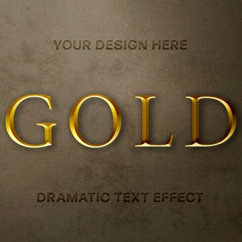 Medieval Gold Text Effectcover image.