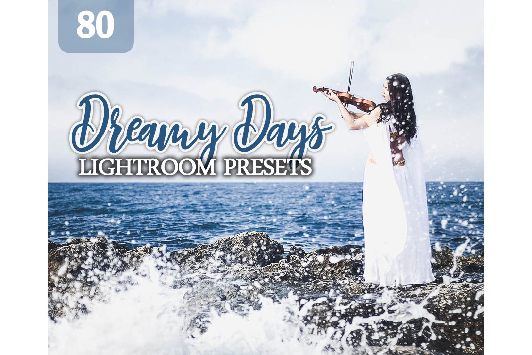 80 Dreamy Days Lightroom Presetscover image.