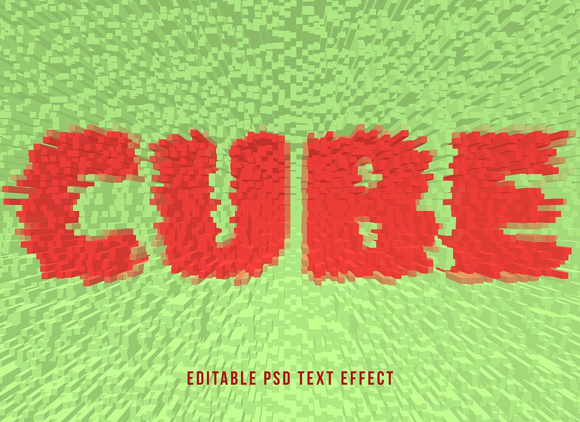 Text Effect Cubepreview image.