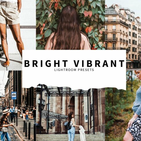 10 Bright Vibrant Lightroom Presetscover image.