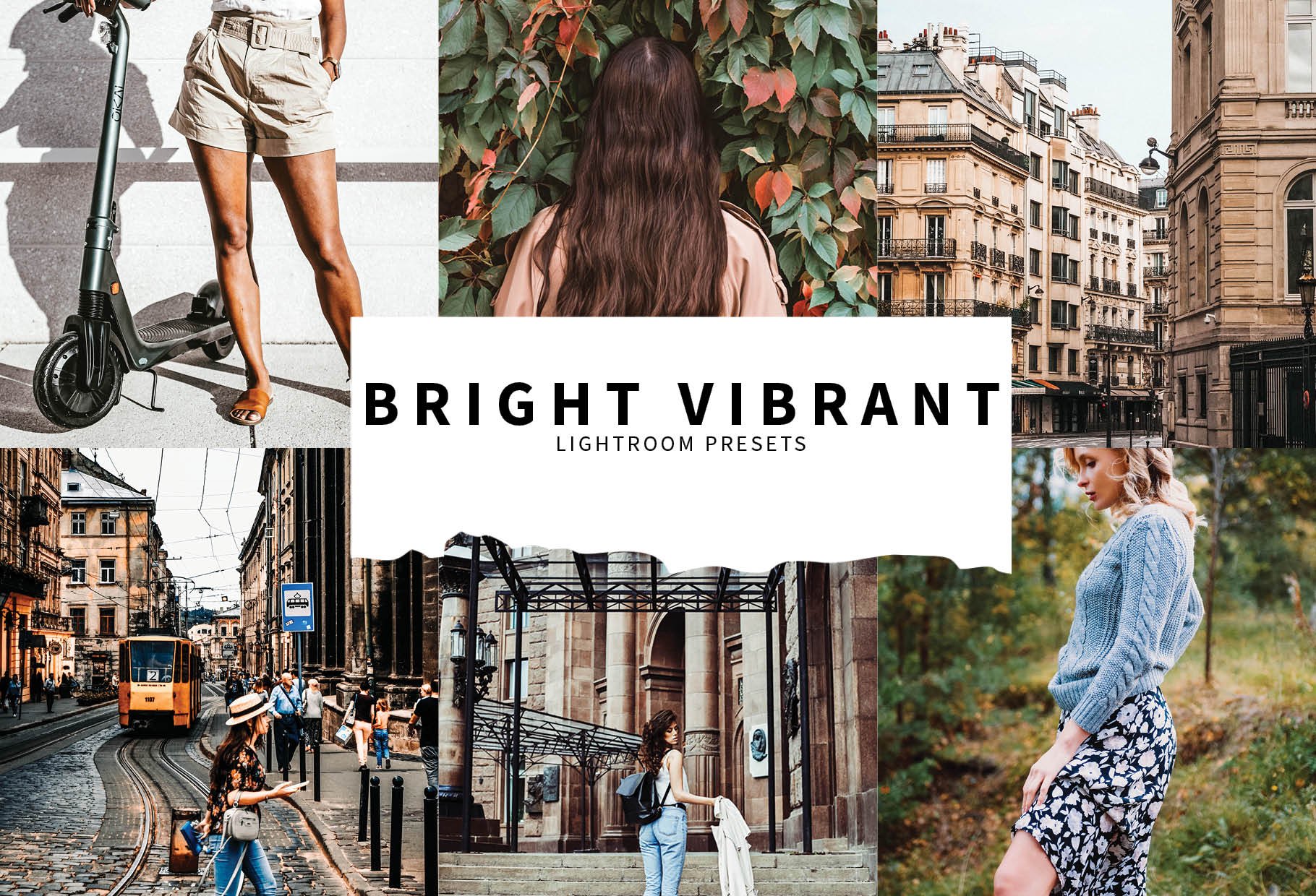 10 Bright Vibrant Lightroom Presetscover image.