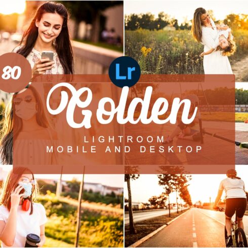 Golden Mobile and Desktop PRESETScover image.