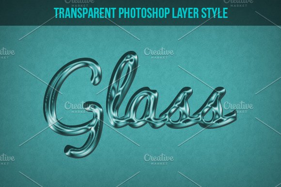 Glass Effect Photoshop Layer Stylecover image.