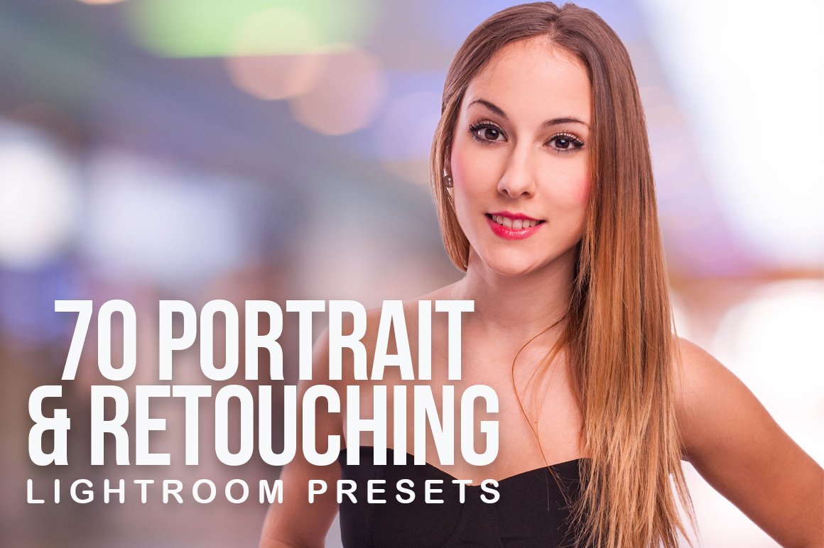 70 Portrait & Retouching Presetscover image.