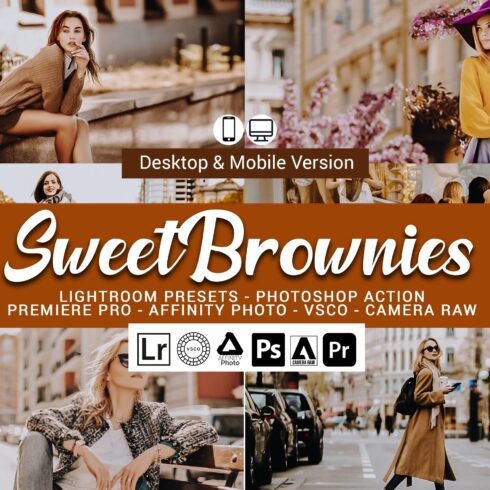 Sweet Brownies Lightroom Presetscover image.