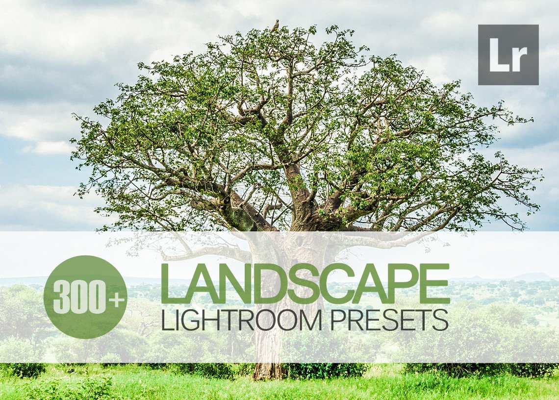 Landscape Lightroom Presets bundlecover image.