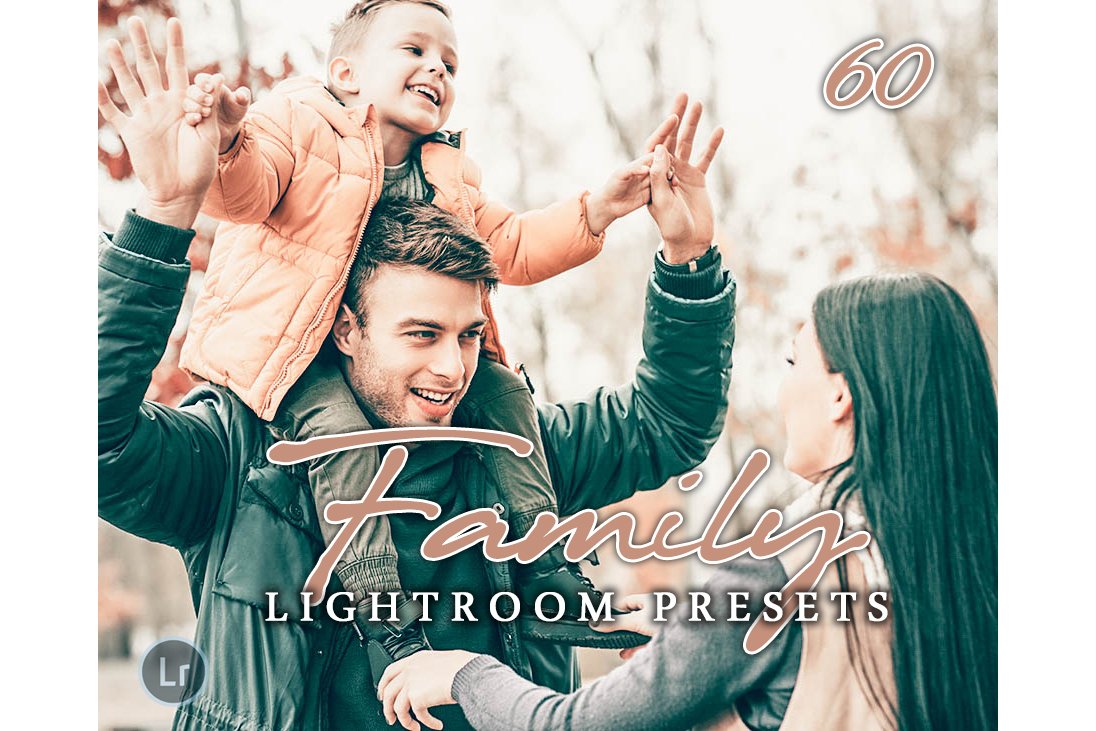 60 Family Lightroom Presetscover image.