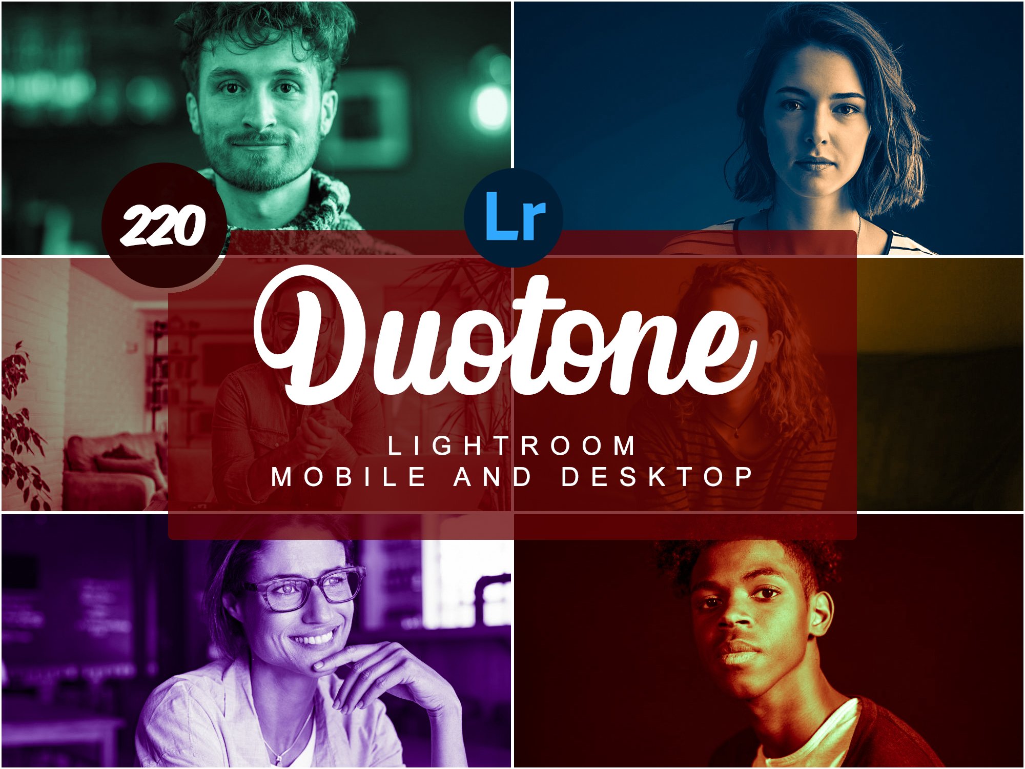 Duotone Mobile and Desktop PRESETScover image.