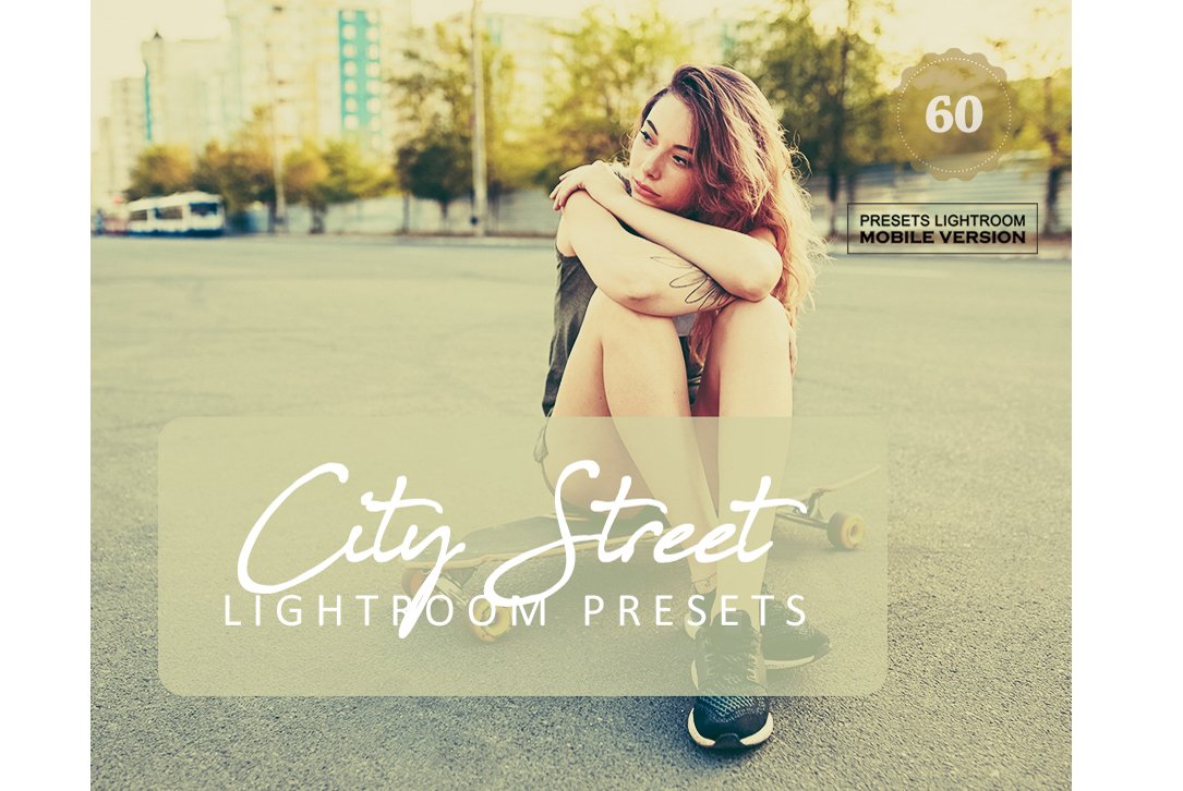 City Street Lightroom Mobile Presetscover image.