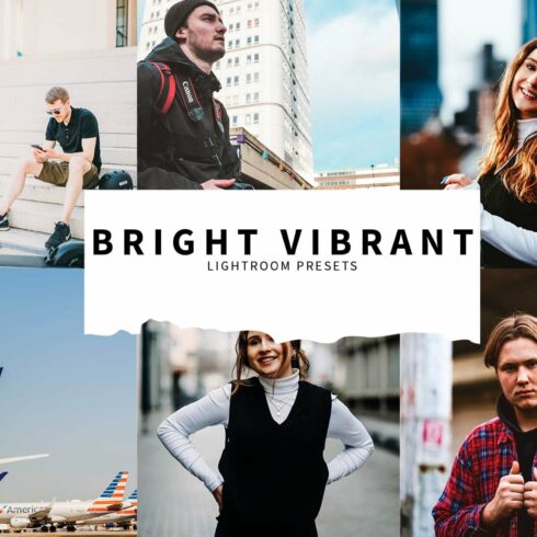 10 Bright Vibrant Lightroom Presetscover image.