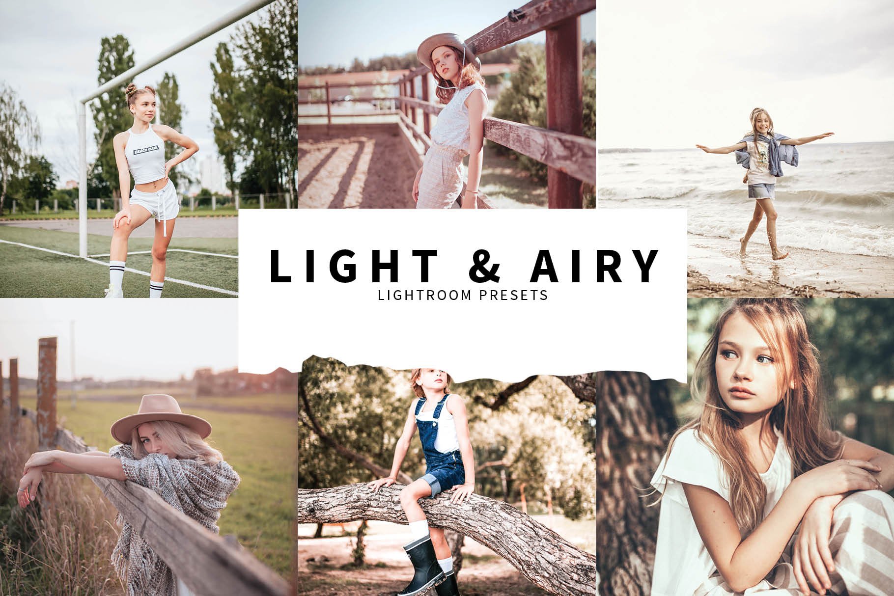 10 Light & Airy Lightroom Presetscover image.