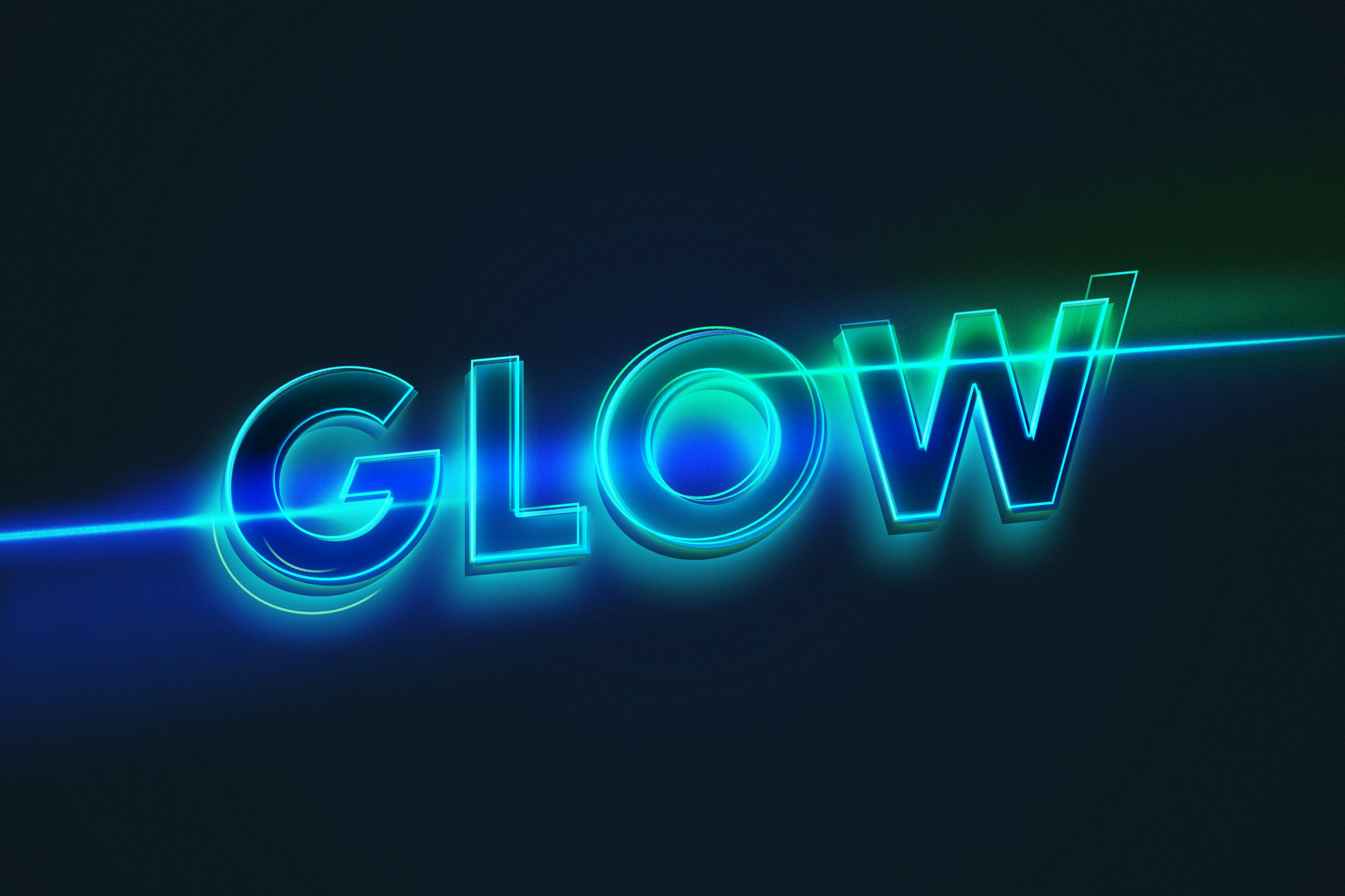 Glow: Neon Lettering Text Effectcover image.