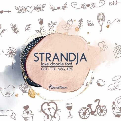 Strandja - Love Doodle Font cover image.