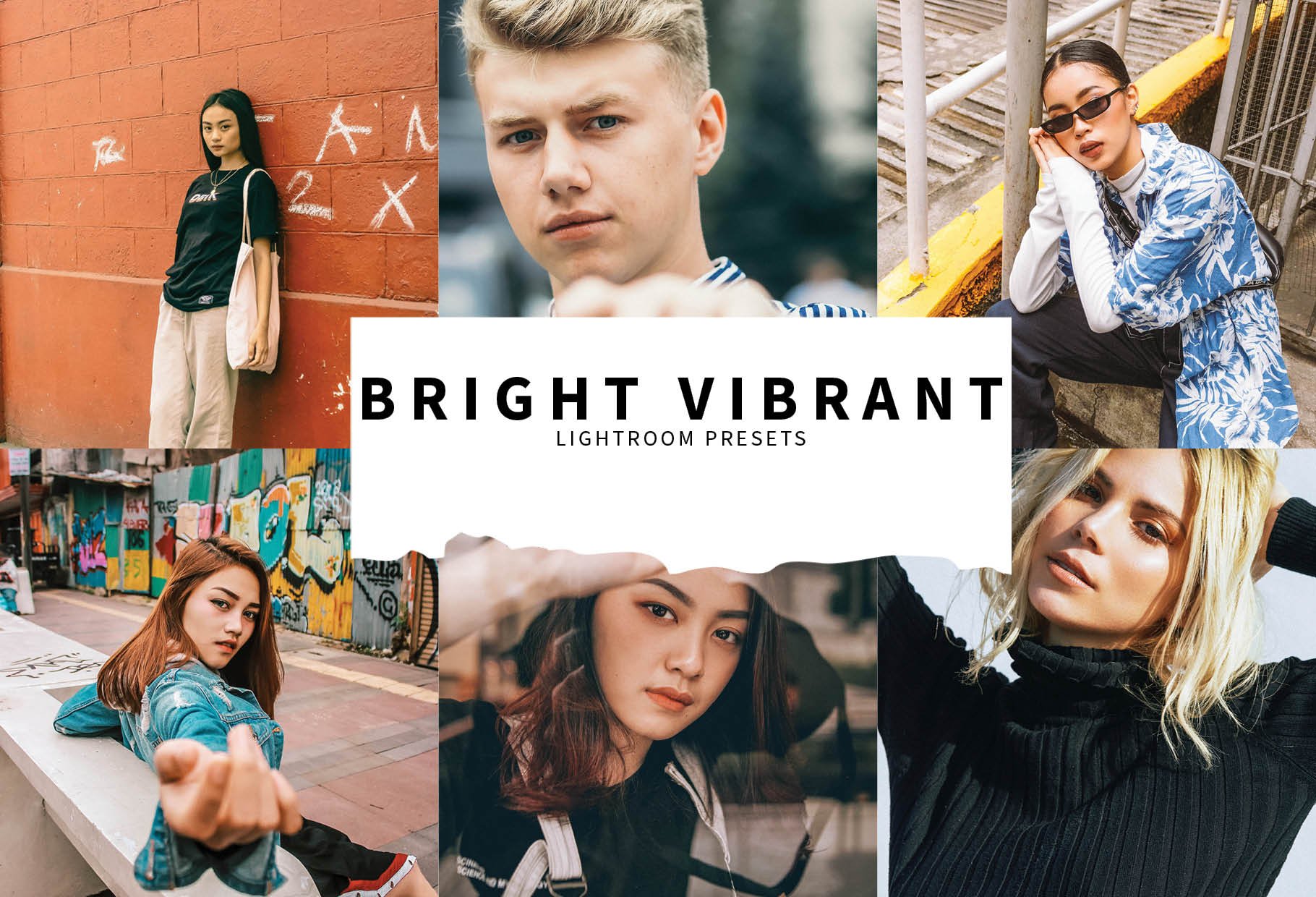 10 Bright Vibrant Lightroom Presetscover image.