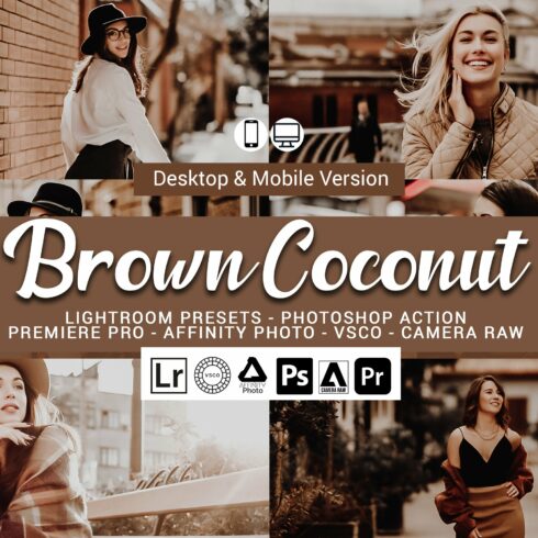 Brown Coconut Presetscover image.