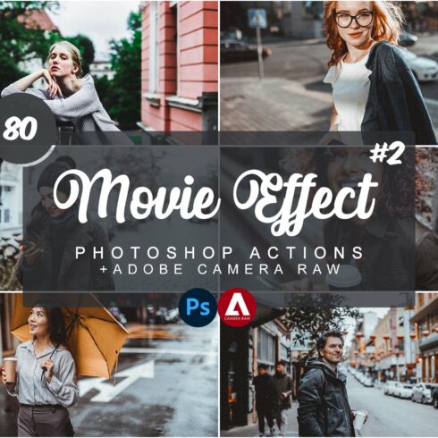 Movie Effect Photoshop Actionscover image.
