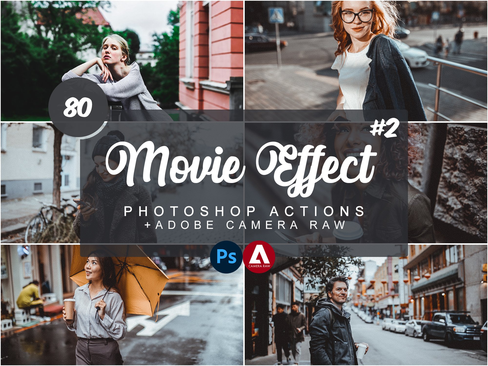 Movie Effect Photoshop Actionscover image.