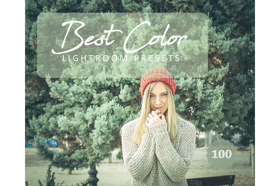 100 Best Color Lightroom Presetscover image.