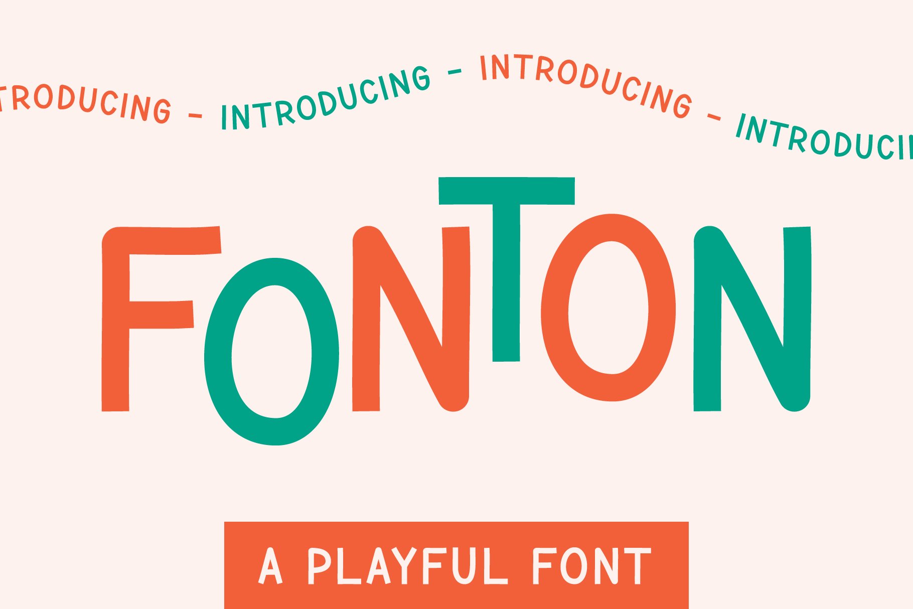 Fonton - Playful Font cover image.