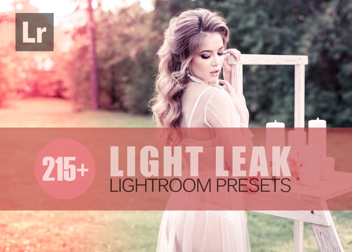 Light Leak Lightroom Presets bundlecover image.