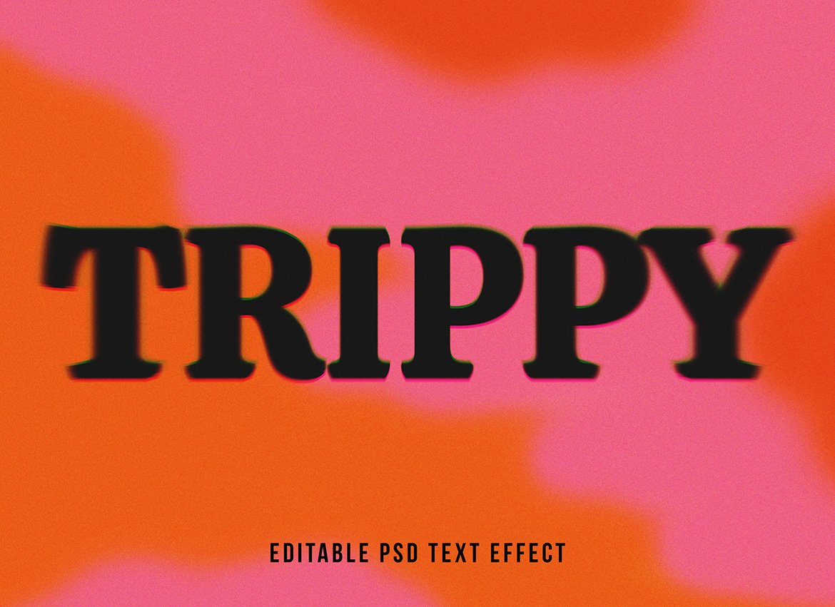 Text Effect Trippypreview image.