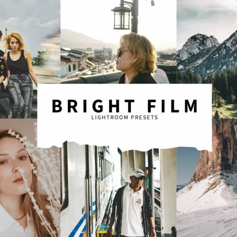 10 Bright Film Lightroom Presetscover image.