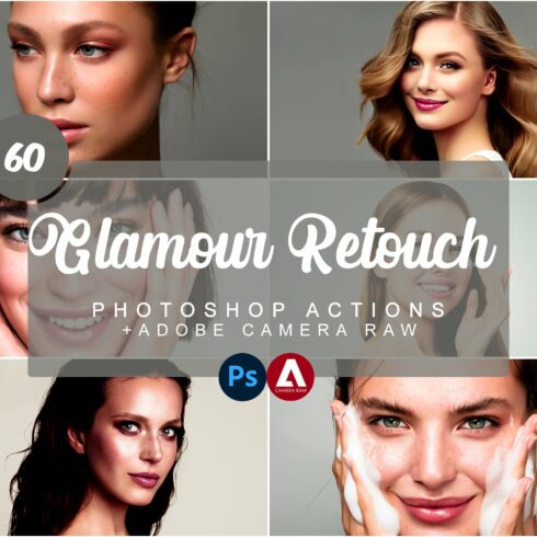 Glamour Retouch Photoshop Actionscover image.