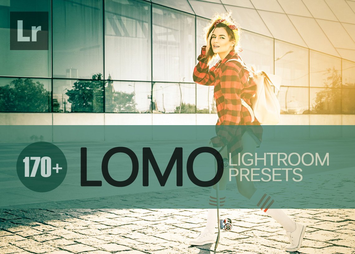 170+ Lomo Lightroom Presets bundle (cover image.