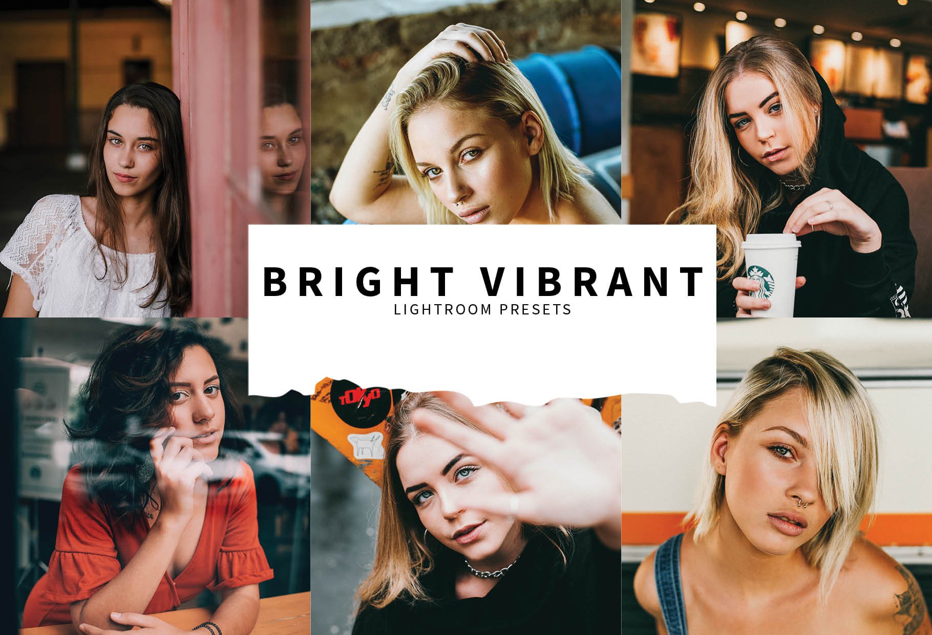 10 Bright Vibrant Lightroom Presetscover image.