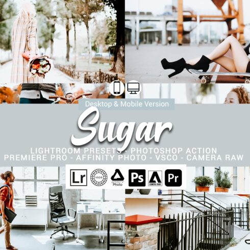 Sugar Presets, Photoshop actionscover image.