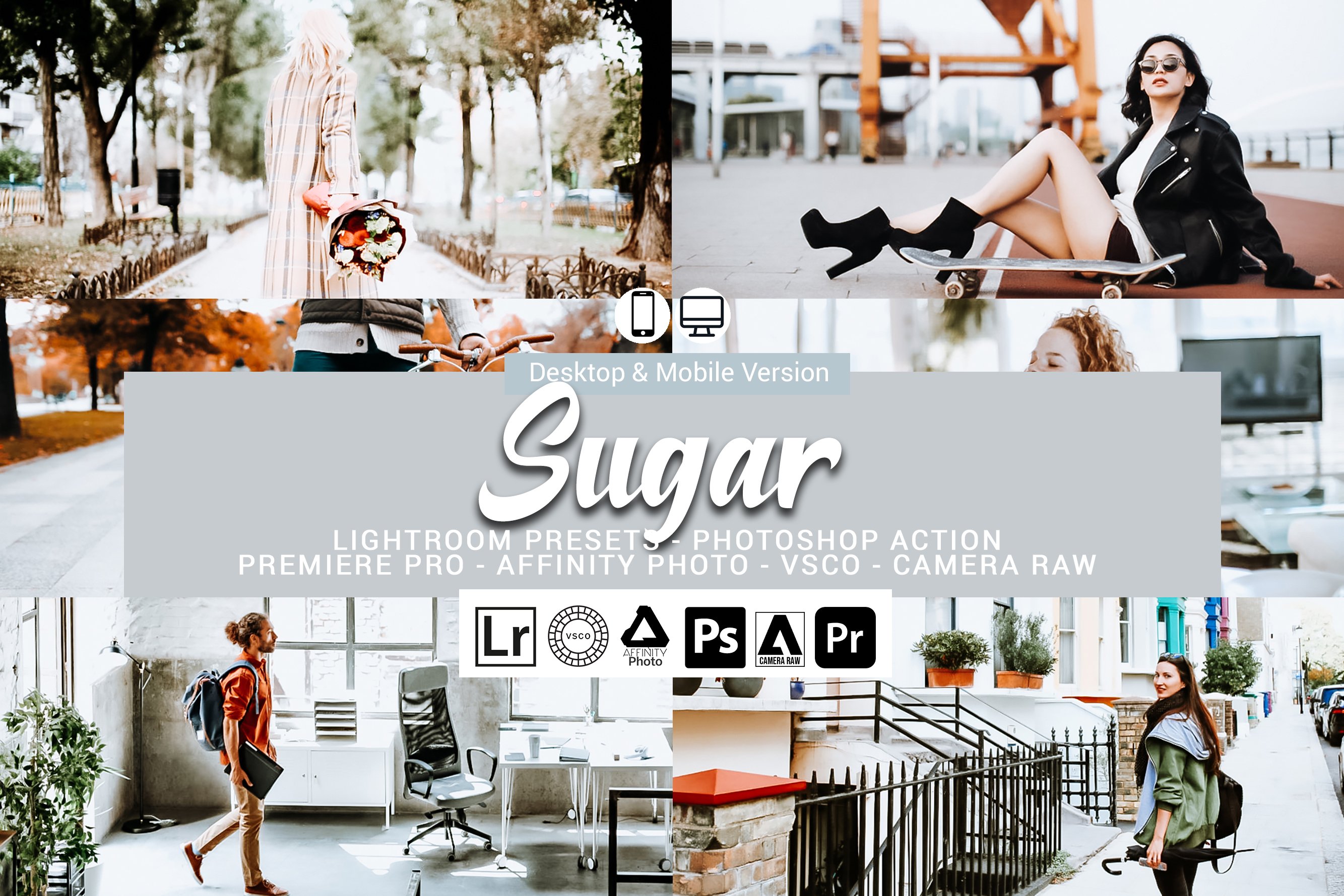 Sugar Presets, Photoshop actionscover image.