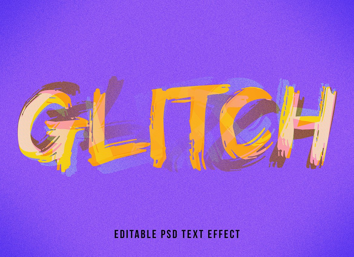 Text Effect Glitchpreview image.