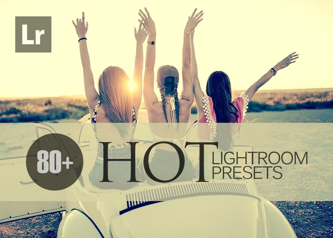 Hot Lightroom Presets bundlecover image.