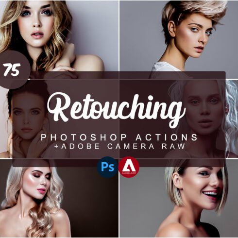 Retouching Photoshop Actionscover image.