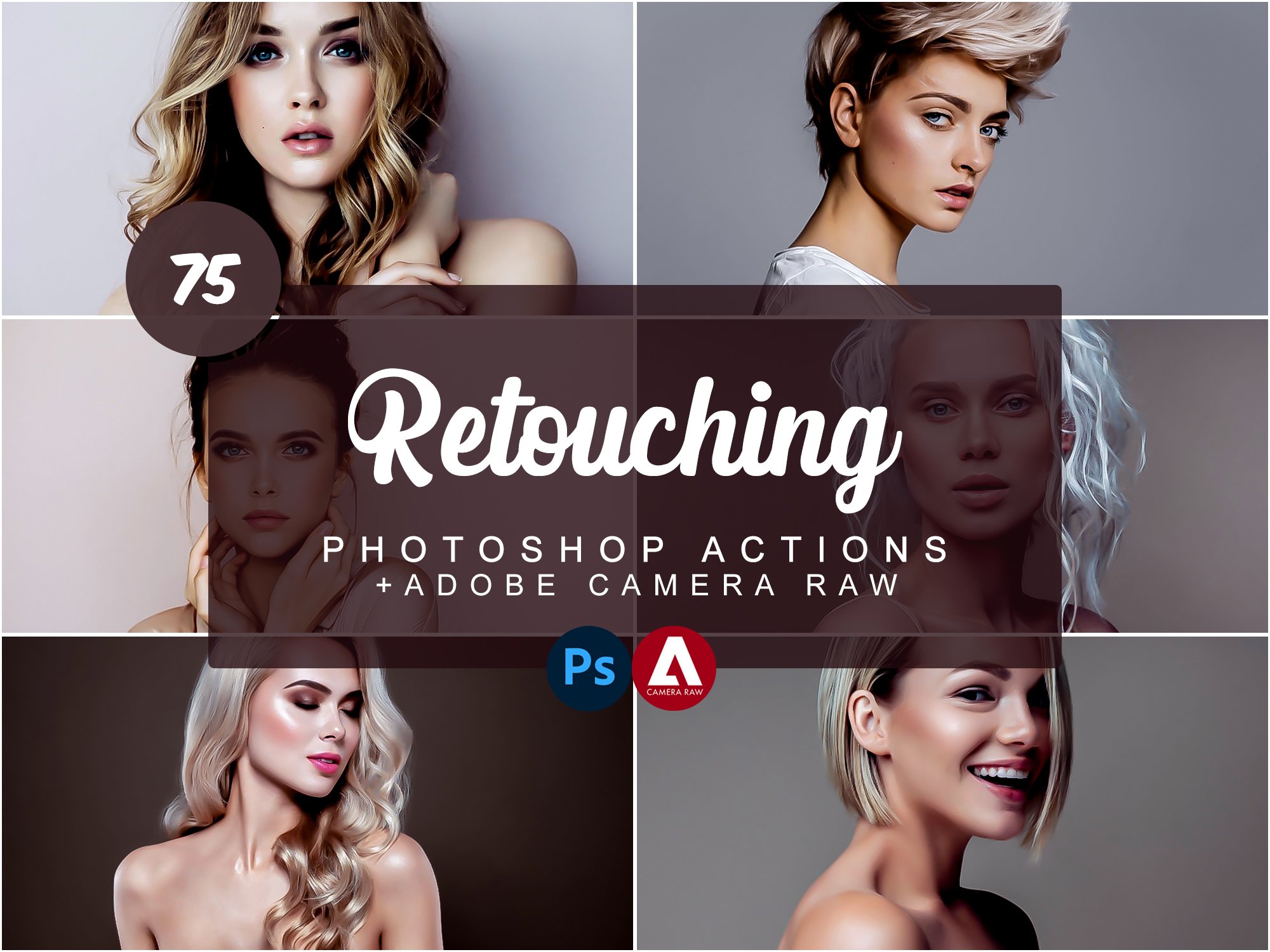 Retouching Photoshop Actionscover image.