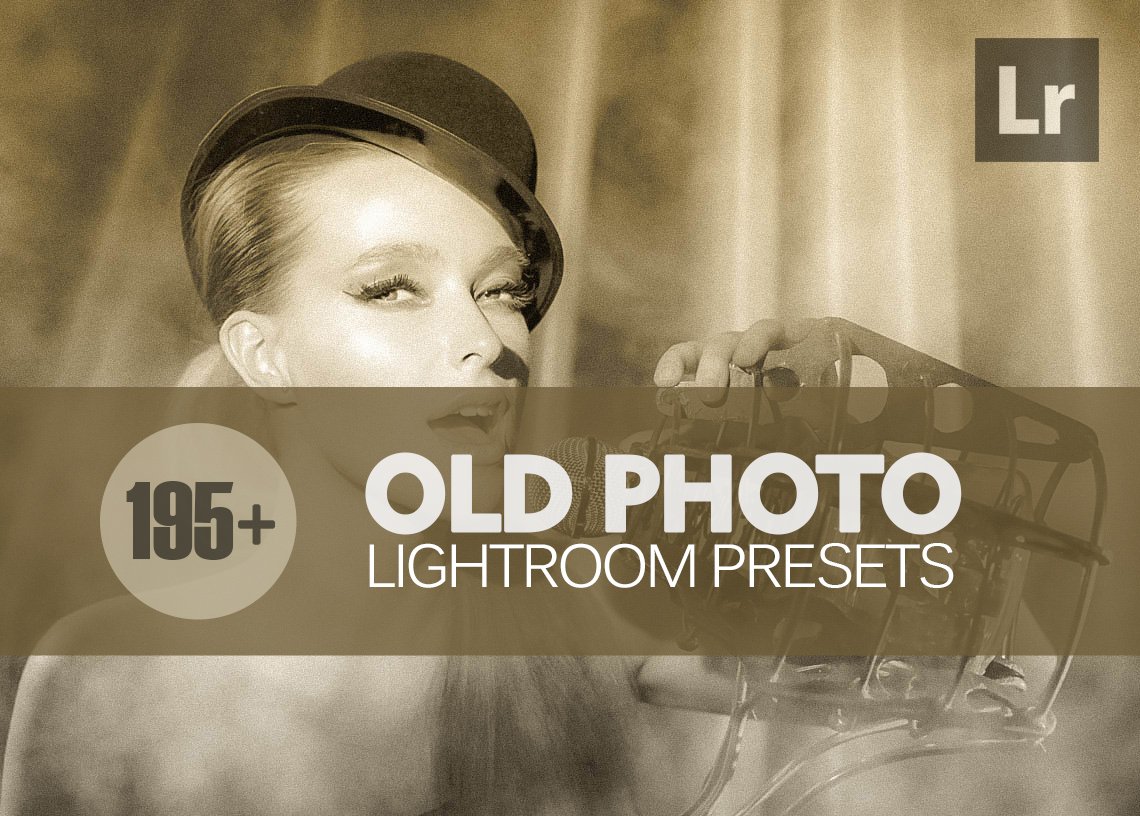 Old Photo Lightroom Presets bundlecover image.