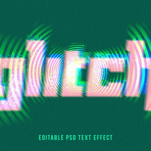 Glitch text effectcover image.