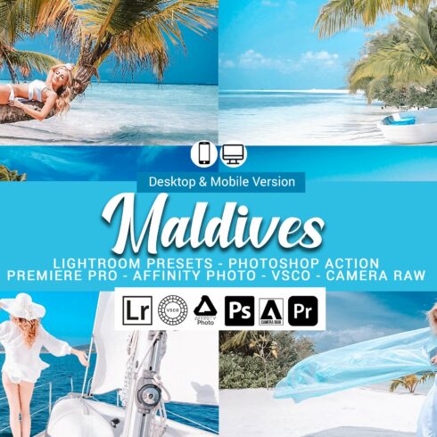 Maldives Presets, Photoshop actionscover image.