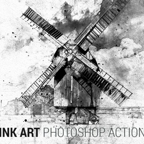 Ink Art Photoshop Actioncover image.