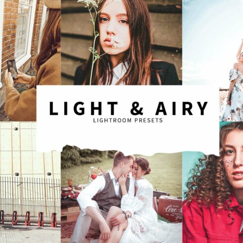 10 Light & Airy Lightroom Presetscover image.