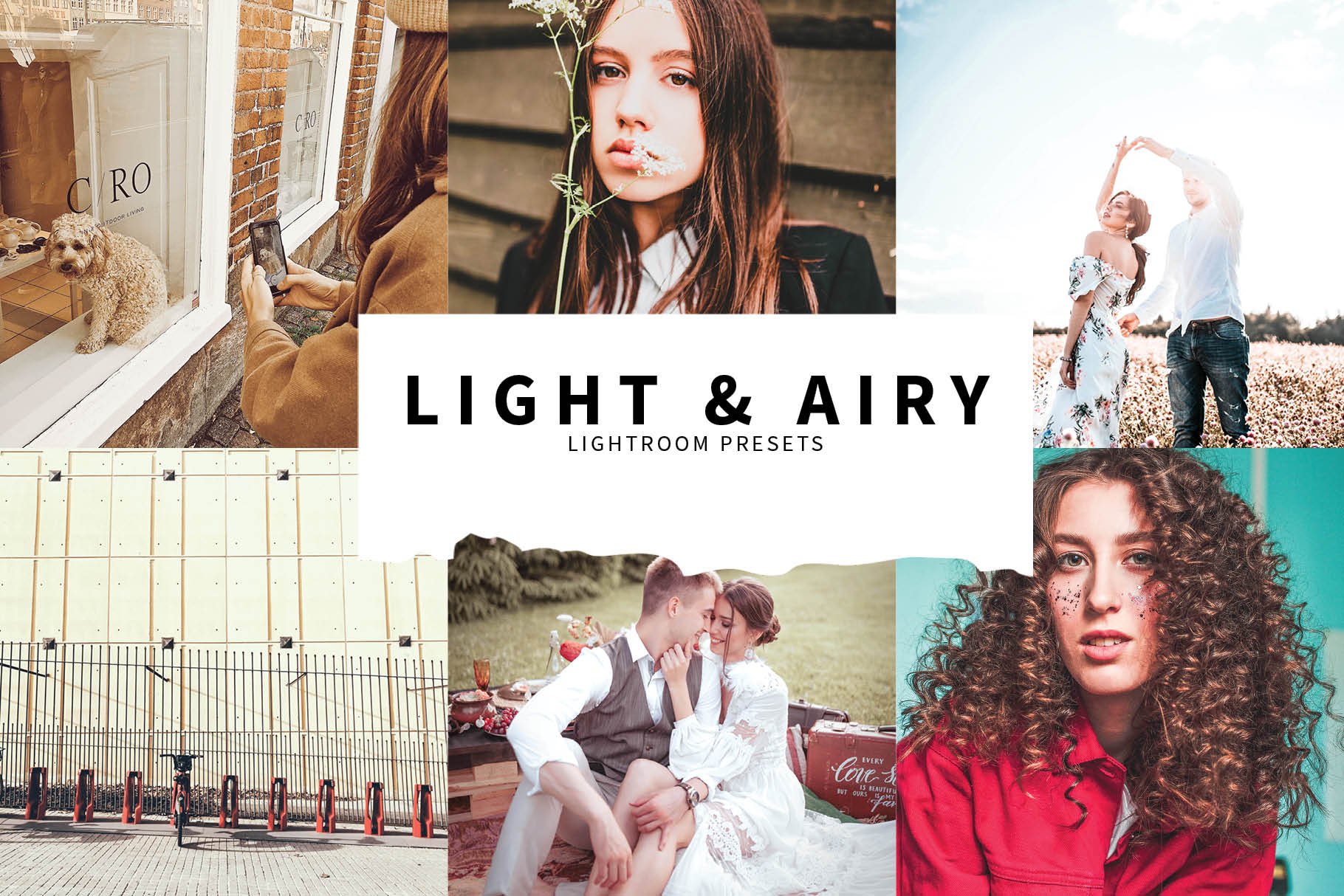 10 Light & Airy Lightroom Presetscover image.